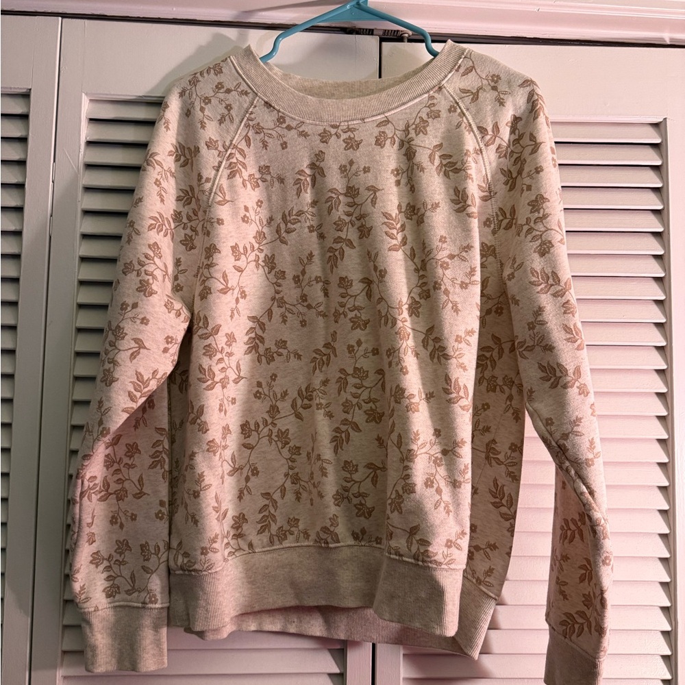 Floral Print Sweatshirt